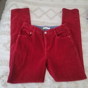 BODEN Boys Corduroy Pants size 13Y Red